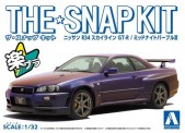 Aoshima 06252 The Snap Kit Nissan R34 Skyline GT-R 