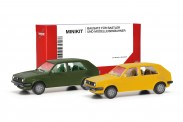 Herpa 012195-010 MiniKit VW Golf II 4-türig olivgrün/gelb 