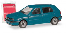 Herpa 012355-009 MiniKit: VW Golf III blautürkis 
