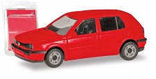 Herpa 012355-010 Minikit: VW Golf III (4türig) hellrot 