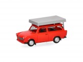 Herpa 024181-004 Trabant 601 Universal knallrot mit Dach