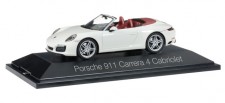 Herpa 071116 Porsche 911 Carrera 4 Cabrio carraraweiß 