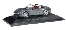 Herpa 071154 Porsche 911 Targa 4 achatgrau 