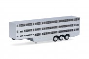 Herpa 076333-003 Viehtransporterauflieger (3a) silber 