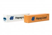 Herpa 076449-006 2x 40ft Container: Hapag Lloyd 