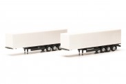 Herpa 085748 Bausatz: Auflieger 2er Set TT (1:120) 