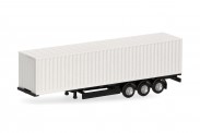 Herpa 086158 Spur N: 2x40ft Container-Auflieger 