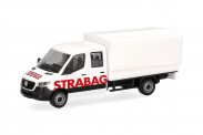 Herpa 098991 MB Sprinter DoKa Pritsche STRABAG
