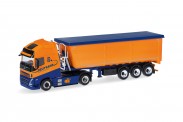 Herpa 318532 Volvo FH GL Stahlmulden-SZ Deutrans