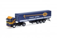 Herpa 319638 MAN F90 Pritschen-SZ ASG (S) 