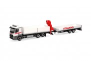Herpa 320665 MB Actros M Baustoff-LKW STRABAG