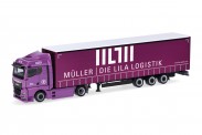 Herpa 320801 MAN eTGX GM Volumen-SZ Die lila Logistik