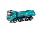 Herpa 321174 MB Arocs Rundmulden-Lkw Gilch Erdbau 