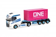 Herpa 321563 DAF XG+ 20ft C-SZ Wiek Spedition 