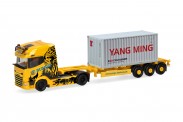 Herpa 321914 DAF XG+ 20ft C-SZ Acargo/YangMing 