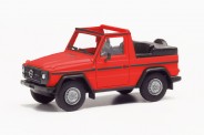 Herpa 420860-002 MB G-Modell Cabrio rot					
 