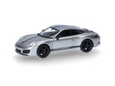 Herpa 430418 Porsche 911 (991) Carrera 4 S silber 