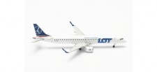 Herpa 536325-001 Embraer E195 LOT Polish Airlines 