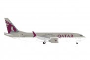 Herpa 537384 Boeing 737 Max8 Qatar Airways 