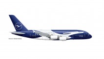 Herpa 539494 Airbus A380 Lufthansa/100 Jahre 