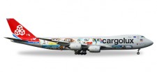 Herpa 558228 Boeing 747-8F Cargolux 45th Anniv. 