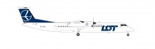 Herpa 573955 Bombardier Q400 LOT Polish Airlines  