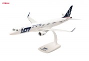 Herpa 613989 Embraer E195 LOT Polish Airlines 