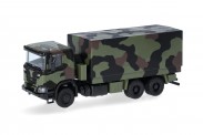 Herpa 747363 Scania XT17 Pritsche-Plane-LKW 6x6 BW 