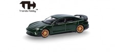 Herpa 864TH000007 Trends Hobby: Porsche Taycan Turbo grün 