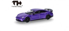 Herpa 864TH000008 Trends Hobby: Porsche Taycan Turbo lila 