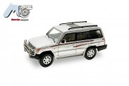 Herpa 87MC000042 MicroCity: Mitsubishi Pajero silber 