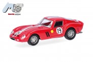 Herpa 87MC000062 MicroCity: Ferrari 250 GTO #19 rot 