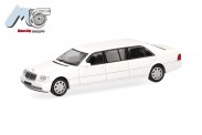 Herpa 87MC000115 MicroCity: MB S600 Pullmann weiß 