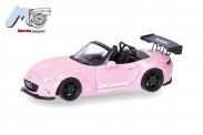 Herpa 87MC000129 MicroCity: Mazda MX-5 Rocket Bunny rosa 