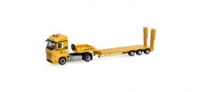 Herpa 937740 MB Actros SS Semitieflade-SZ L.Weiss 