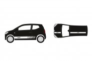 Herpa 962759 VW Up! 3-türig schwarz Up! 