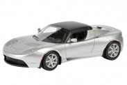 Schuco 450897600 Tesla Roadster m. Softtop silber 