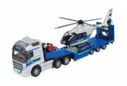 Majorette 213716000 Volvo FH Tieflader Polizei m. Sound