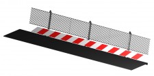 Carrera 21142 Leitplanke mit Schutzzaun (2m)