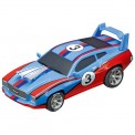 Carrera 64141 GO!!! Muscle Car blue mit LED 