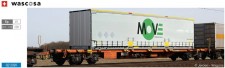 Sudexpress S4552084 Wascosa Containerwagen Sgnss60 Ep.6 