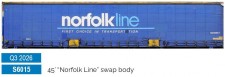 Sudexpress S6015 Norfilk Line 45' Swap Container 
