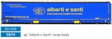 Sudexpress S6018 Alberti e Santi 45' Swap Container 