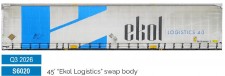 Sudexpress S6020 Ekol Logistics 45' Swap Container 