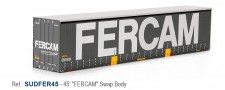 Sudexpress SUDFER45 FERCAM 45' Swap Container 
