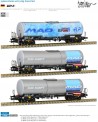 Sudexpress T783905 BSAS MAD Kesselwagen-Set 3-tlg. Ep.6 