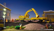 Kibri 26250 Niederbordwagen mit Atlas Bagger
