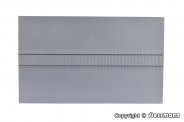 Kibri 34125 Straßenplatte mit Gleiskörper 20 x 12 cm 