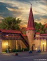 Kibri 38915 Stadtmauer mit Rundturm in Weil 
