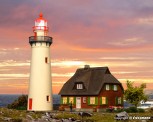 Kibri 39153 Leuchtturm Hiddensee mit Nebengebäude 